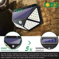 100LED solar wall light - 7DAY'S