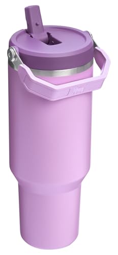 Stanley IceFlow Stainless Steel Tumbler - Vacuum Insulated Water Bottle for Home, Office or Car Reusable Cup with Straw Leak Resistant Flip Cold for 12 Hours or Iced for 2 Days, Navy, 30oz