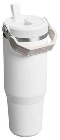 Stanley IceFlow Stainless Steel Tumbler - Vacuum Insulated Water Bottle for Home, Office or Car Reusable Cup with Straw Leak Resistant Flip Cold for 12 Hours or Iced for 2 Days, Navy, 30oz