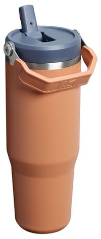Stanley IceFlow Stainless Steel Tumbler - Vacuum Insulated Water Bottle for Home, Office or Car Reusable Cup with Straw Leak Resistant Flip Cold for 12 Hours or Iced for 2 Days, Navy, 30oz