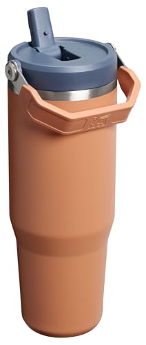Stanley IceFlow Stainless Steel Tumbler - Vacuum Insulated Water Bottle for Home, Office or Car Reusable Cup with Straw Leak Resistant Flip Cold for 12 Hours or Iced for 2 Days, Navy, 30oz
