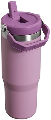 Stanley IceFlow Stainless Steel Tumbler - Vacuum Insulated Water Bottle for Home, Office or Car Reusable Cup with Straw Leak Resistant Flip Cold for 12 Hours or Iced for 2 Days, Navy, 30oz