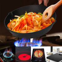 3Pcs Pre - Seasoned Cast Iron Skillet Set 6/8/10in Non - Stick Oven Safe Cookware Heat - Resistant Frying Pan - 7DAY'S