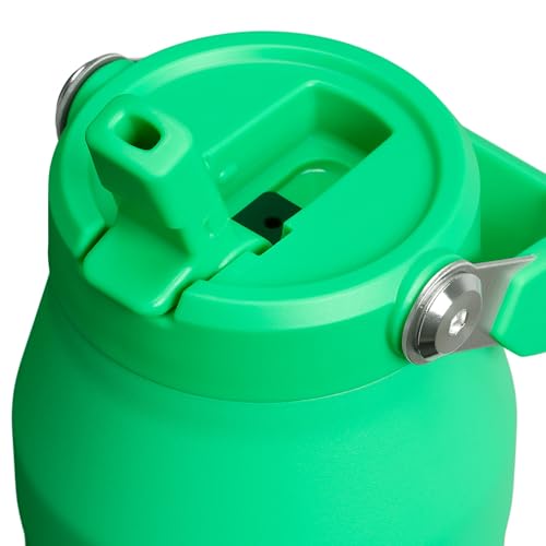 Stanley IceFlow Flip Straw 2.0 Water Bottle 24 oz | Built-In Straw for Travel and Sports | Lightweight and Leak Resistant | Insulated Stainless Steel | BPA-Free | Strawberry Cream