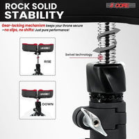 5 Core Drum Throne Sponge Padded Guitar Stool Drummer Seat for Adults & Kids - DS GT RED - VEL - 7DAY'S