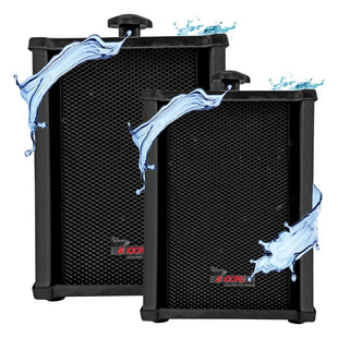 5 CORE Outdoor Speakers Pair Stereo in Wall Speaker 100W Peak Passive Mount Wired Waterproof Patio House Garage Indoor Exterior Audio System Bocinas para Casa - 10T G 2PCS