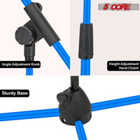 5 Core Tripod Mic Stand Floor 4Pcs Adjustable 18 to 72 Inches Sturdy Boom Arm Holder Microphone Stands Pedestal Para Microfono for Singing - 7DAY'S