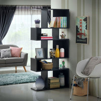 5 Cubes Ladder Shelf Corner Bookshelf Display Rack Bookcase - 7DAY'S