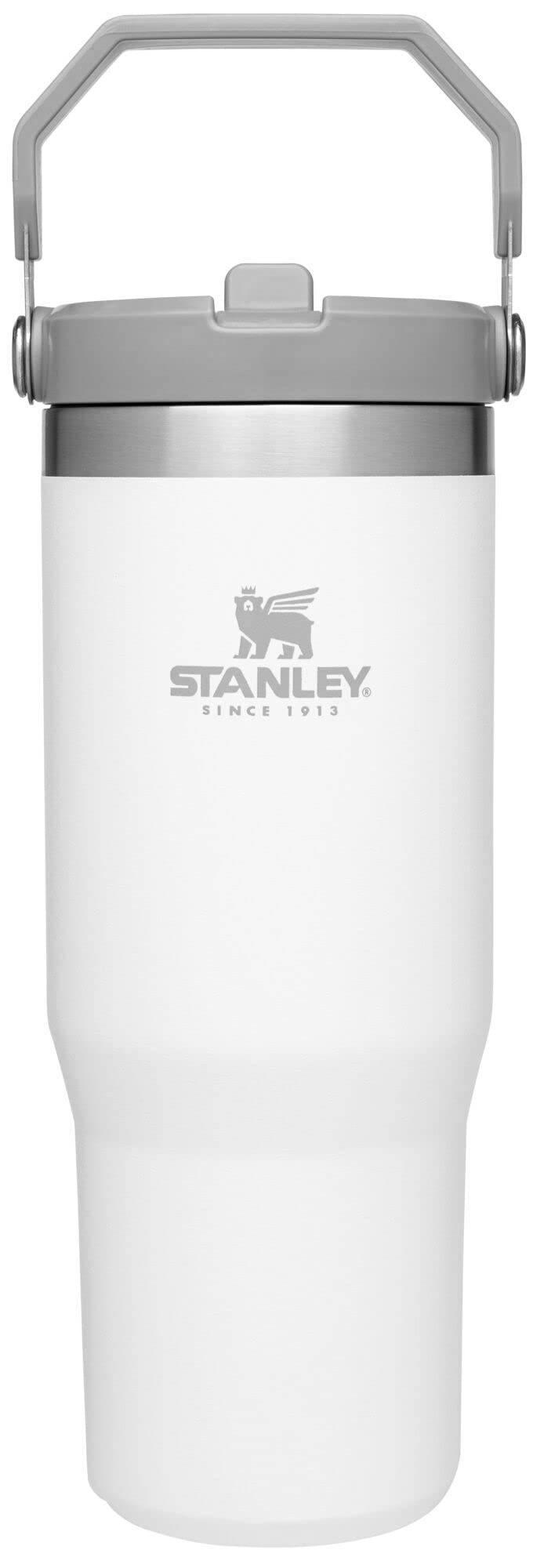 Stanley IceFlow Stainless Steel Tumbler - Vacuum Insulated Water Bottle for Home, Office or Car Reusable Cup with Straw Leak Resistant Flip Cold for 12 Hours or Iced for 2 Days, Navy, 30oz