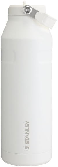 Stanley IceFlow Flip Straw 2.0 Water Bottle 24 oz | Built-In Straw for Travel and Sports | Lightweight and Leak Resistant | Insulated Stainless Steel | BPA-Free | Strawberry Cream