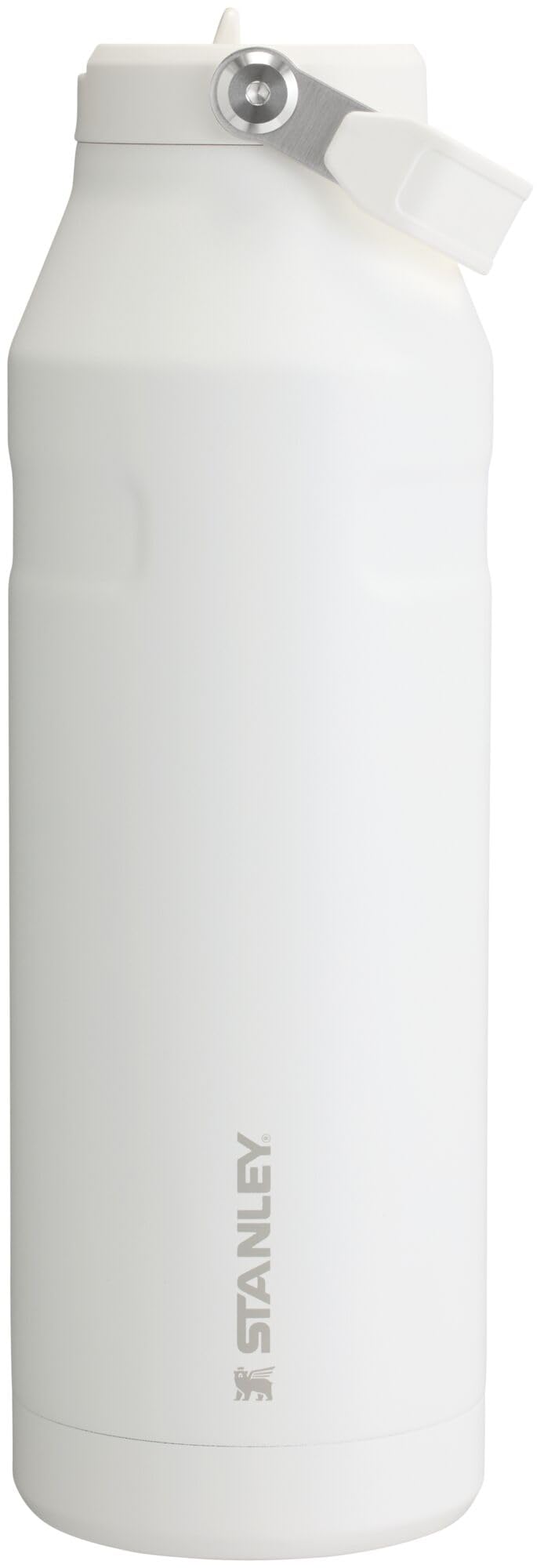 Stanley IceFlow Flip Straw 2.0 Water Bottle 24 oz | Built-In Straw for Travel and Sports | Lightweight and Leak Resistant | Insulated Stainless Steel | BPA-Free | Strawberry Cream