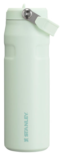 Stanley IceFlow Flip Straw 2.0 Water Bottle 24 oz | Built-In Straw for Travel and Sports | Lightweight and Leak Resistant | Insulated Stainless Steel | BPA-Free | Strawberry Cream