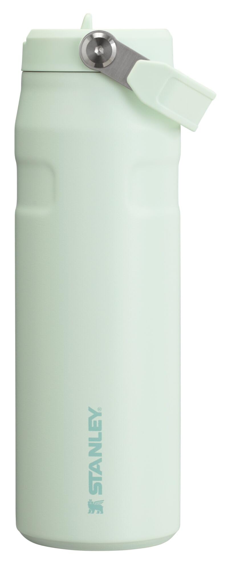 Stanley IceFlow Flip Straw 2.0 Water Bottle 24 oz | Built-In Straw for Travel and Sports | Lightweight and Leak Resistant | Insulated Stainless Steel | BPA-Free | Strawberry Cream