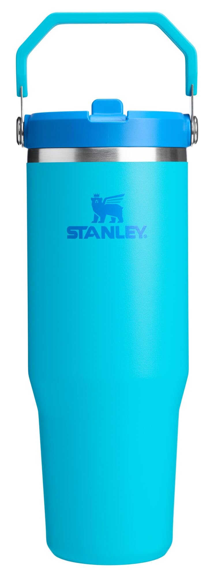 Stanley IceFlow Stainless Steel Tumbler - Vacuum Insulated Water Bottle for Home, Office or Car Reusable Cup with Straw Leak Resistant Flip Cold for 12 Hours or Iced for 2 Days, Navy, 30oz