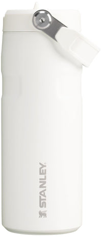 Stanley IceFlow Flip Straw 2.0 Water Bottle 24 oz | Built-In Straw for Travel and Sports | Lightweight and Leak Resistant | Insulated Stainless Steel | BPA-Free | Strawberry Cream