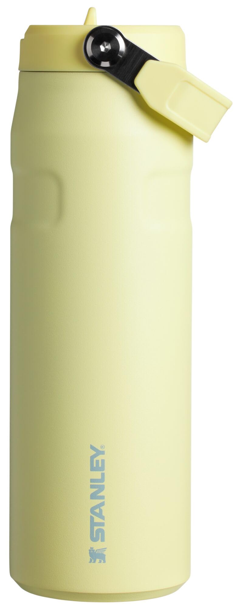Stanley IceFlow Flip Straw 2.0 Water Bottle 24 oz | Built-In Straw for Travel and Sports | Lightweight and Leak Resistant | Insulated Stainless Steel | BPA-Free | Strawberry Cream