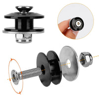5Set Car Quick Release Bumper Fasteners Front Rear Bumper Holders Trunk Fender Hatch Lids Kit - 7DAY'S
