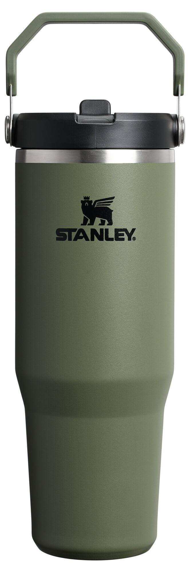 Stanley IceFlow Stainless Steel Tumbler - Vacuum Insulated Water Bottle for Home, Office or Car Reusable Cup with Straw Leak Resistant Flip Cold for 12 Hours or Iced for 2 Days, Navy, 30oz