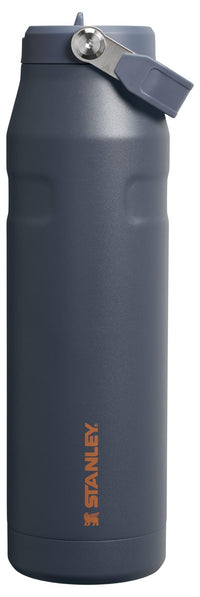 Stanley IceFlow Flip Straw 2.0 Water Bottle 24 oz | Built-In Straw for Travel and Sports | Lightweight and Leak Resistant | Insulated Stainless Steel | BPA-Free | Strawberry Cream