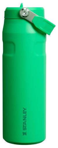 Stanley IceFlow Flip Straw 2.0 Water Bottle 24 oz | Built-In Straw for Travel and Sports | Lightweight and Leak Resistant | Insulated Stainless Steel | BPA-Free | Strawberry Cream