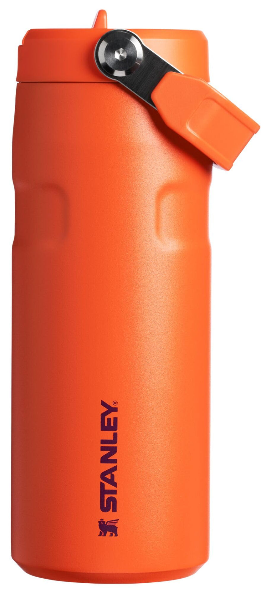 Stanley IceFlow Flip Straw 2.0 Water Bottle 24 oz | Built-In Straw for Travel and Sports | Lightweight and Leak Resistant | Insulated Stainless Steel | BPA-Free | Strawberry Cream