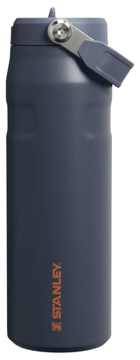 Stanley IceFlow Flip Straw 2.0 Water Bottle 24 oz | Built-In Straw for Travel and Sports | Lightweight and Leak Resistant | Insulated Stainless Steel | BPA-Free | Strawberry Cream