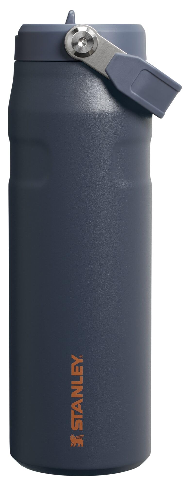 Stanley IceFlow Flip Straw 2.0 Water Bottle 24 oz | Built-In Straw for Travel and Sports | Lightweight and Leak Resistant | Insulated Stainless Steel | BPA-Free | Strawberry Cream