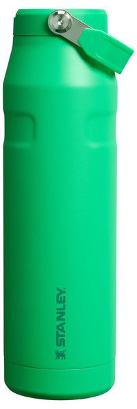 Stanley IceFlow Flip Straw 2.0 Water Bottle 24 oz | Built-In Straw for Travel and Sports | Lightweight and Leak Resistant | Insulated Stainless Steel | BPA-Free | Strawberry Cream