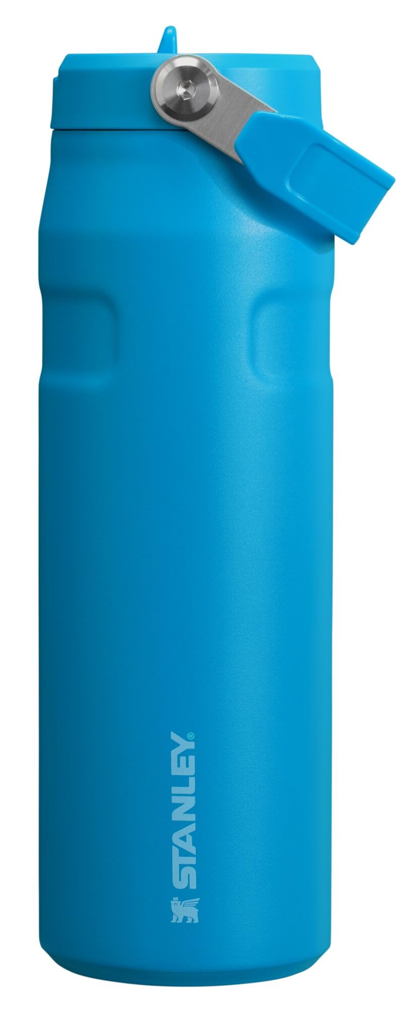 Stanley IceFlow Flip Straw 2.0 Water Bottle 24 oz | Built-In Straw for Travel and Sports | Lightweight and Leak Resistant | Insulated Stainless Steel | BPA-Free | Strawberry Cream