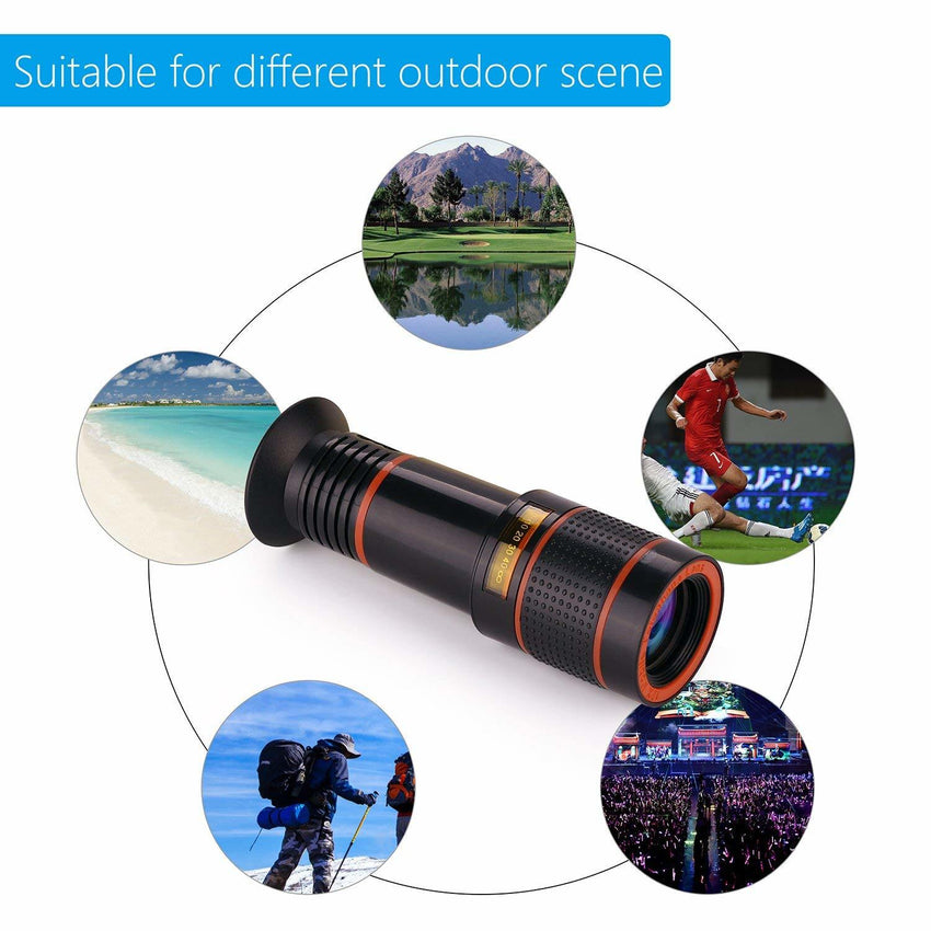 8x Long Focus Mobile Phone Lens 8x Mobile Phone Telescope Hd Camera Lens External Zoom Special Effect Lens - 7DAY'S