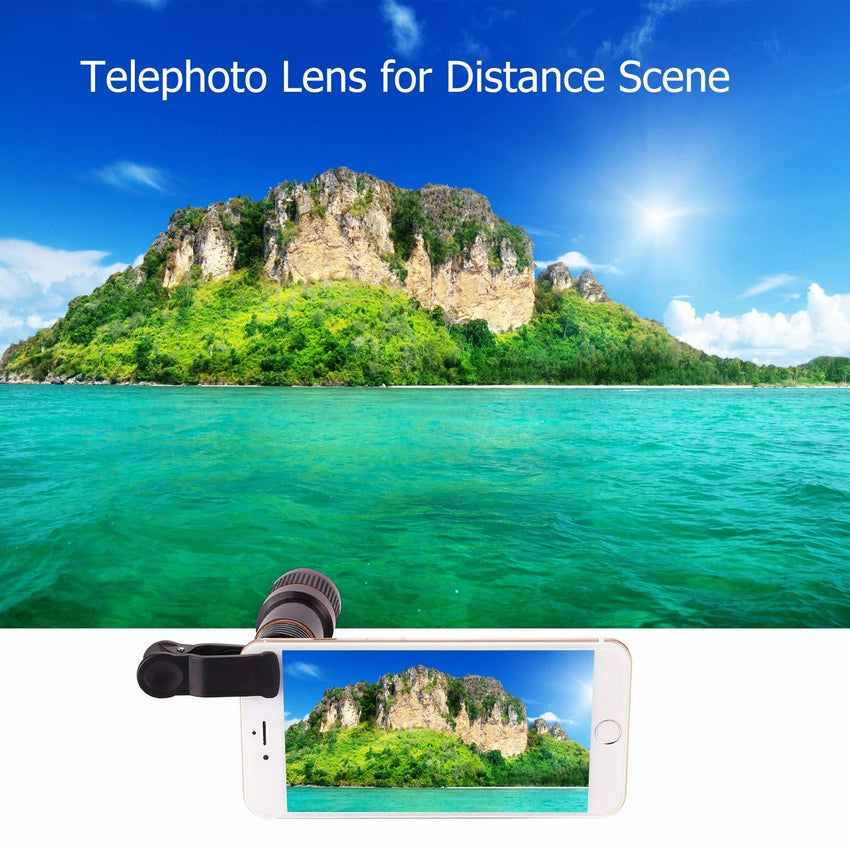 8x Long Focus Mobile Phone Lens 8x Mobile Phone Telescope Hd Camera Lens External Zoom Special Effect Lens - 7DAY'S