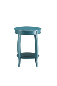 Aberta Teal Finish Accent Table - 7DAY'S