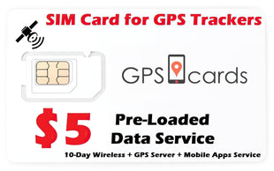 Activated Car GPS Tracking SIM Card for All Type of Automobile Tracker Equipment - 7DAY'S