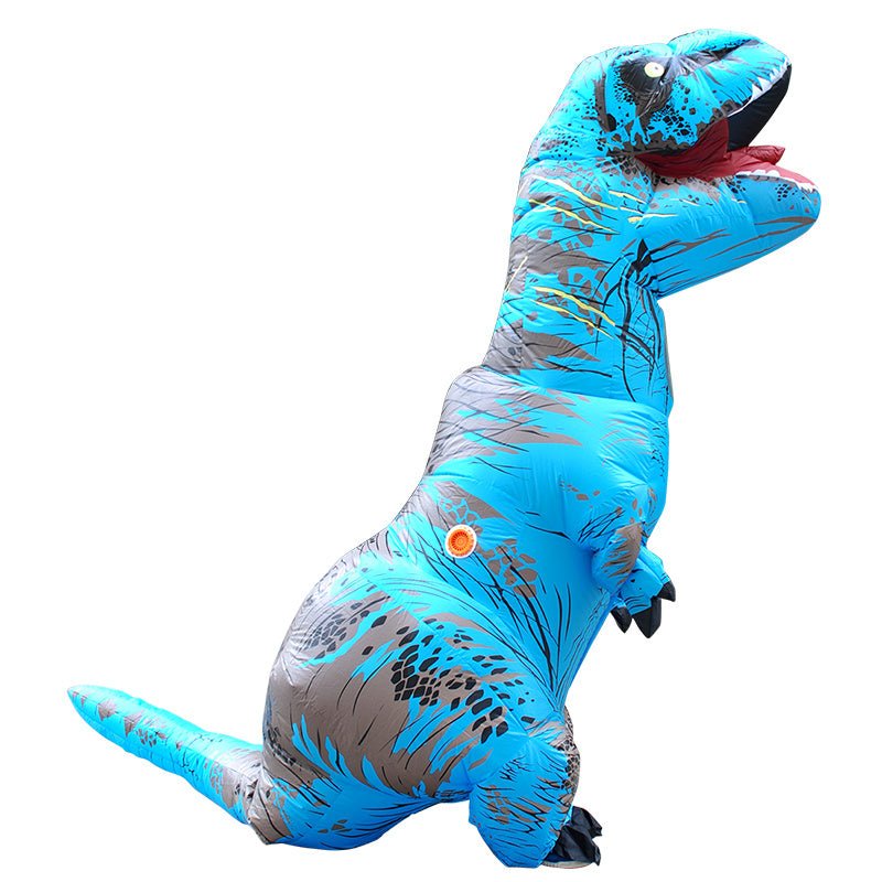 Adult Kids Mascot Inflatable Dinosaur Costumes Dino T - Rex Purim Halloween Party Costume For Carnival Cosplay Dress Suit - 7DAY'S