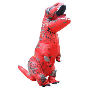 Adult Kids Mascot Inflatable Dinosaur Costumes Dino T - Rex Purim Halloween Party Costume For Carnival Cosplay Dress Suit - 7DAY'S