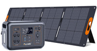 ALLWEI Portable Power Station 300W, 280Wh Solar Generator with 110V Pure Sine Wave AC Outlet, Backup Lithium Battery Generator for CPAP Outdoor RV Camping Emergency Home Use - 7DAY'S