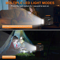 ALLWEI Portable Power Station 300W, 280Wh Solar Generator with 110V Pure Sine Wave AC Outlet, Backup Lithium Battery Generator for CPAP Outdoor RV Camping Emergency Home Use - 7DAY'S