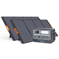 ALLWEI Portable Power Station 300W, 280Wh Solar Generator with 110V Pure Sine Wave AC Outlet, Backup Lithium Battery Generator for CPAP Outdoor RV Camping Emergency Home Use - 7DAY'S