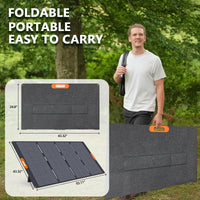 ALLWEI Portable Power Station 300W, 280Wh Solar Generator with 110V Pure Sine Wave AC Outlet, Backup Lithium Battery Generator for CPAP Outdoor RV Camping Emergency Home Use - 7DAY'S
