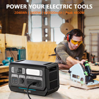 ALLWEI Portable Power Station 300W, 280Wh Solar Generator with 110V Pure Sine Wave AC Outlet, Backup Lithium Battery Generator for CPAP Outdoor RV Camping Emergency Home Use - 7DAY'S