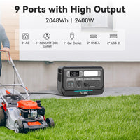 ALLWEI Portable Power Station 300W, 280Wh Solar Generator with 110V Pure Sine Wave AC Outlet, Backup Lithium Battery Generator for CPAP Outdoor RV Camping Emergency Home Use - 7DAY'S