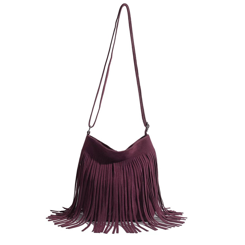 Artistic Tassel Simple And Popular Shoulder Bag - 7DAY'S