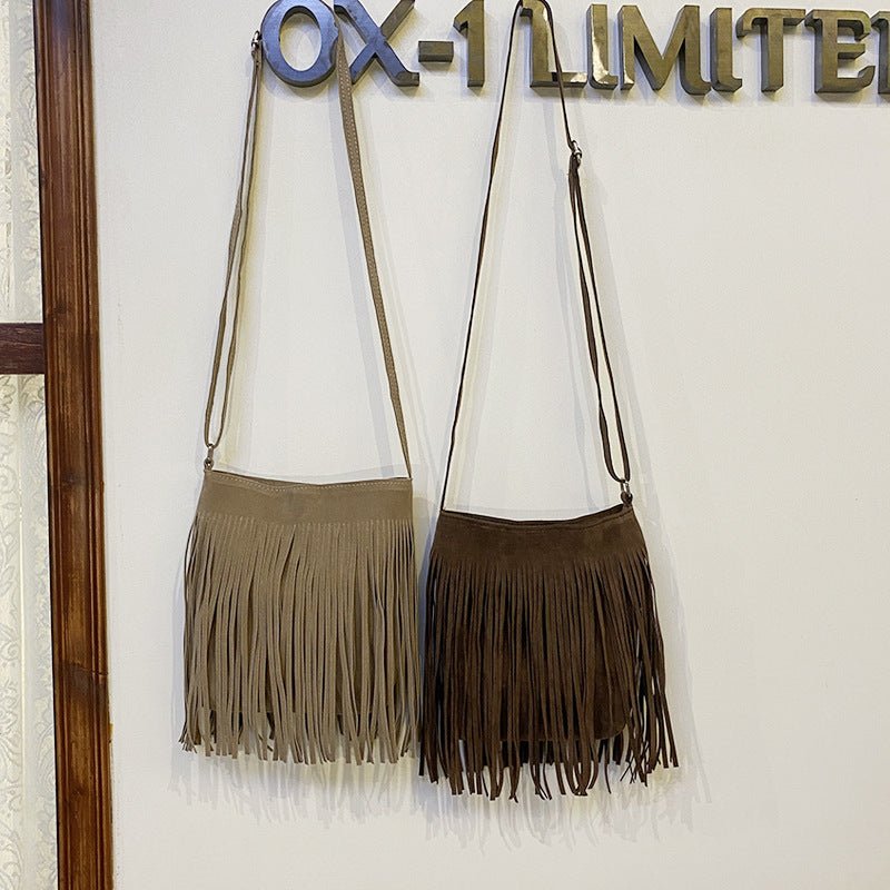 Artistic Tassel Simple And Popular Shoulder Bag - 7DAY'S