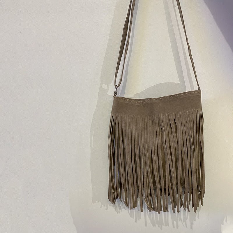 Artistic Tassel Simple And Popular Shoulder Bag - 7DAY'S