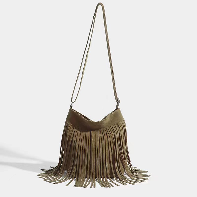 Artistic Tassel Simple And Popular Shoulder Bag - 7DAY'S