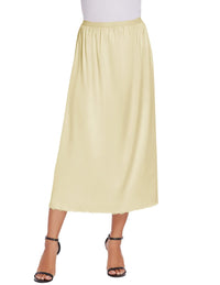 Avidlove Women's Satin Half Slip 36" Lace Long Underskirt S - XXL - 7DAY'S