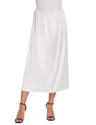 Avidlove Women's Satin Half Slip 36" Lace Long Underskirt S - XXL - 7DAY'S