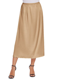 Avidlove Women's Satin Half Slip 36" Lace Long Underskirt S - XXL - 7DAY'S