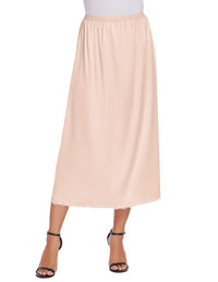 Avidlove Women's Satin Half Slip 36" Lace Long Underskirt S - XXL - 7DAY'S