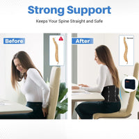 Back support for lower back pain size XL and XXL 10.63 x 6.3 x 2.76 in - 7DAY'S